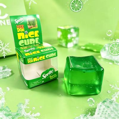 Сквиш-игрушка «Кубик льда» для снятия стресса, 5,5 см, вкус Кола Спрайт, Солодовый сахар, Сквиш-игрушка, Гаджет для снятия напряжения для детей и взрослых, Креативная новинка