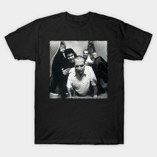 Asian Size Men Black Print T-shirt Snot Band Album Cover By Snot No-Cut Print Cotton Tshirt