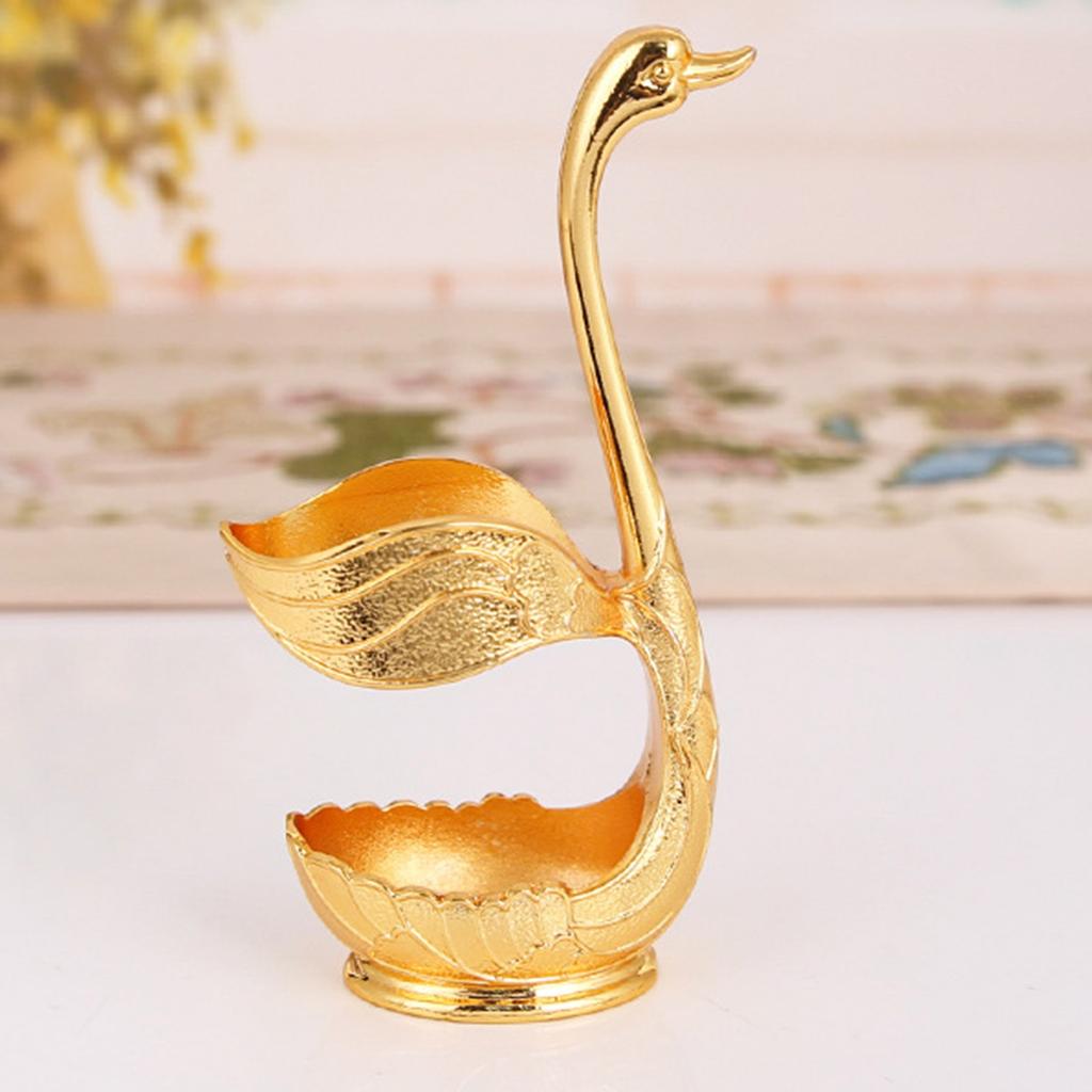 Подставка в виде лебедя, декоративная новинка для фруктового десерта