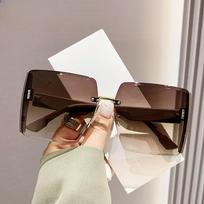 Классические черные солнцезащитные очки в корейском стиле с большими квадратными линзами для женщин и мужчин, модные женские солнцезащитные очки с защитой от УФ-лучей