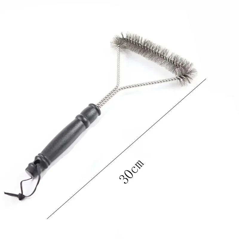 Гриль для барбекю Набор для барбекю Портативная щетка против ржавчины Чистящие аксессуары Щетки для антипригарного покрытия Проволочная щетка для барбекю Кулинарные инструменты