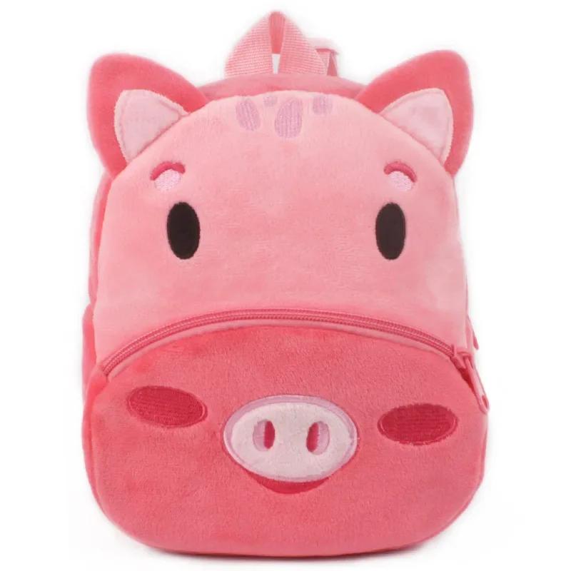 Детские школьные сумки унисекс, милый плюшевый рюкзак с 3D животными для мальчиков и девочек, детская мини-сумка для книг, детские рюкзаки для мальчиков 0-4 лет