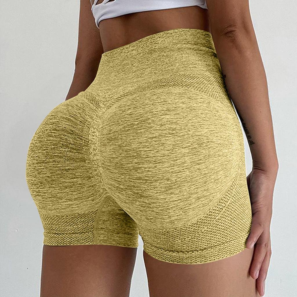 Women Yoga Shorts Seamless Quick Dry Gym Sports Short Leggings Sexy High Waist Shorts