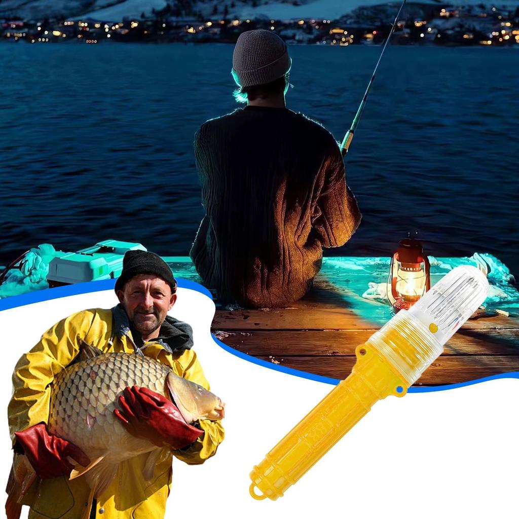 Светодиодный манящий свет Фальшфейеры для катания на лодке Светодиодные фальшфейеры для катания на лодке Рыболовный свет Светочувствительный Набор для безопасности катания на лодке Визуальный сигнал День/Ночь