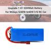 Обновление 7,4 В 3000 мАч 2S Lipo Батарея для WLtoys 124018 124019 1/12 RC Car