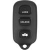 Замена брелока для 2002-2006 Toyota Camry / 03-08 Matrix / 99-03 Sienna / 02-03 Solara / 03-08 Pontiac Vibe Автомобильный брелок дистанционного управления без ключа