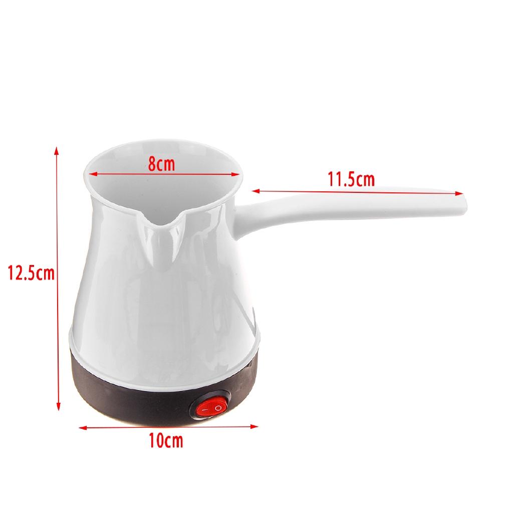 Turkish Greek Coffee Maker Machine Espresso Tea Pot Food Grade ABS+Stainless Anti-slip Base