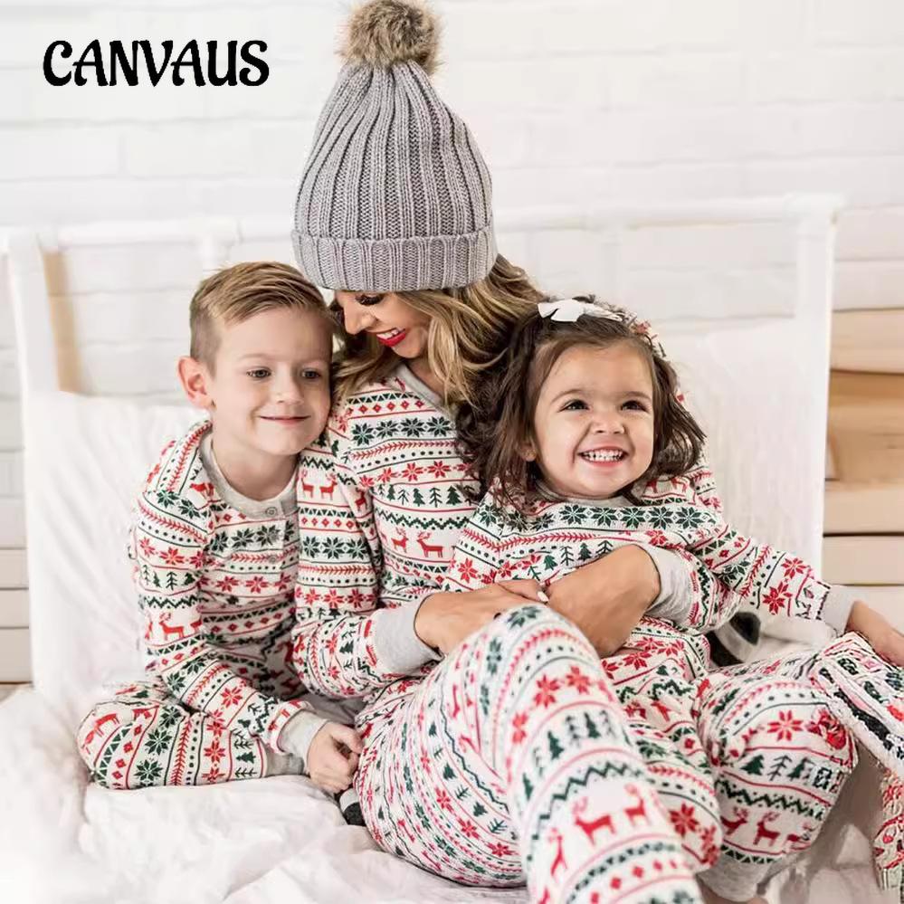 Женская пижама с рождественским принтом, домашняя одежда, костюм, пижама для мамы