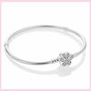 925 Sterling Silver Bracelet Star Moon Blue Eyes Zircon Heart Safety Chain Bracelets Snake Bone Chain Fit DIY Charms Jewelry