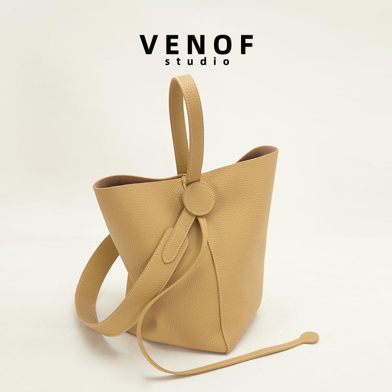 2025 New Women's Fashion All-match Shoulder Bucket Bag Soft Leather Composite Crossbody Bags Luxury Designer Bag For Woman