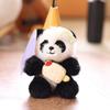 Кукольный кулон Брелок Мультяшный Форма панды Плюшевая кукла Держатель для ключей Легкий брелок Декоративный аксессуар для сумки