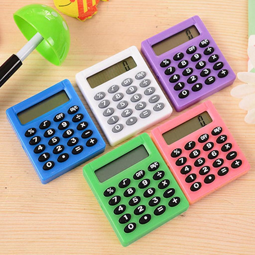 Mini Portable Pocket 8 Digits Electronic Calculator Student School Supplies