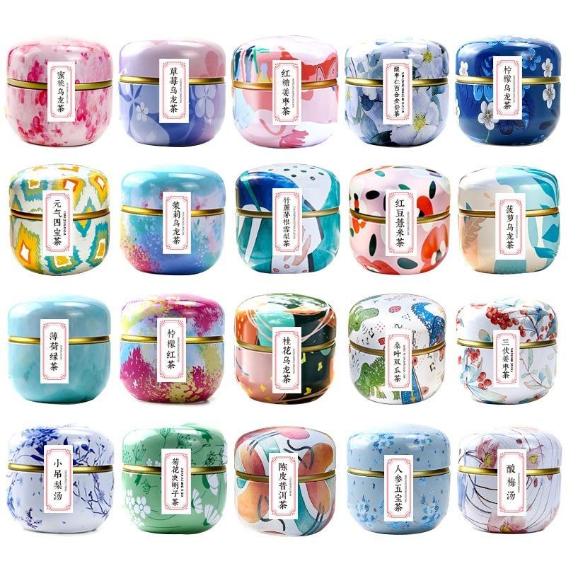 Контейнеры для чайных емкостей, банки для свечей, кофейные конфеты, закуски, маленькие жестяные мини-контейнеры для хранения, герметичные банки, упаковка для чайной посуды