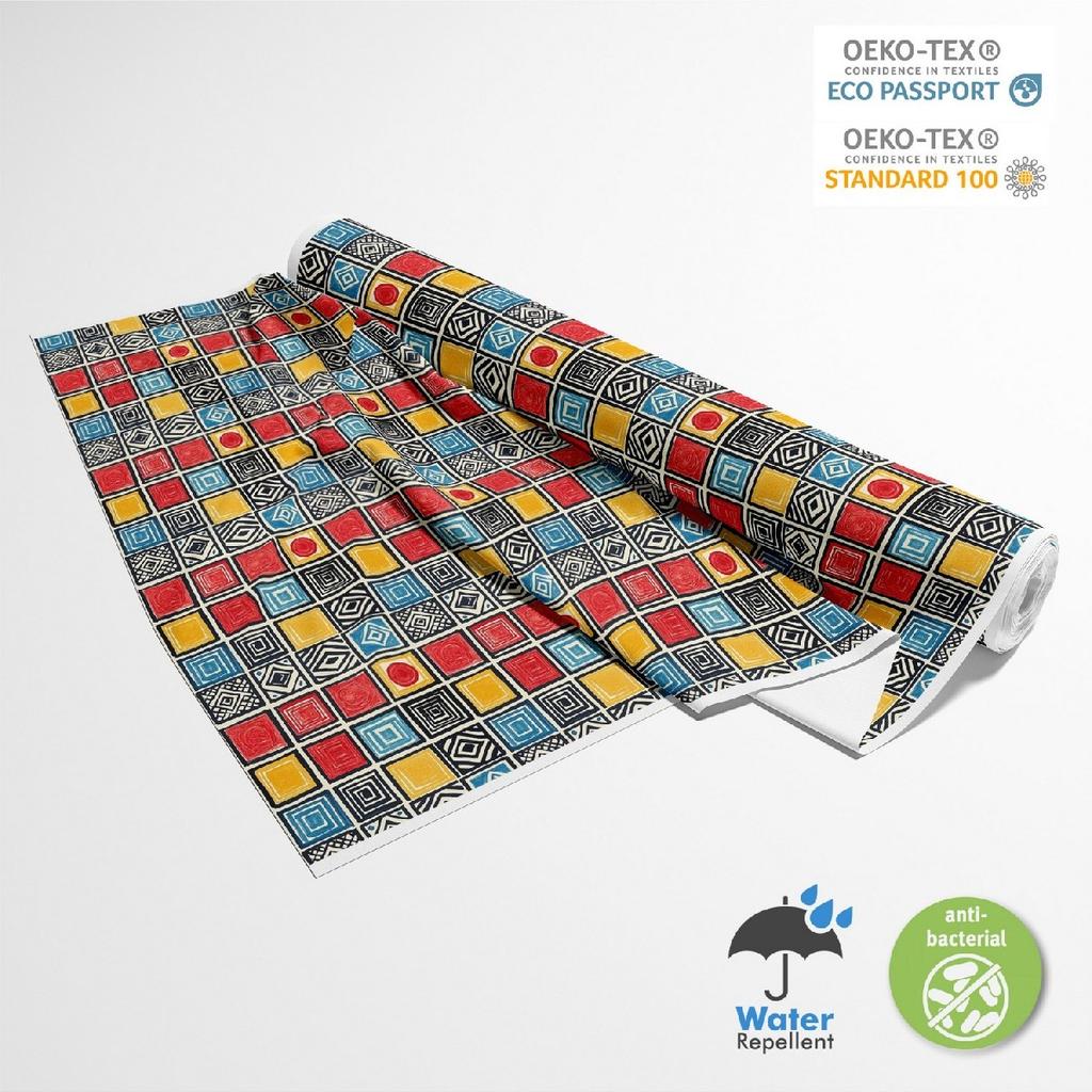 Outdoor Dekostoffe Oxford - Motiv Afrikanisch | Dx18029