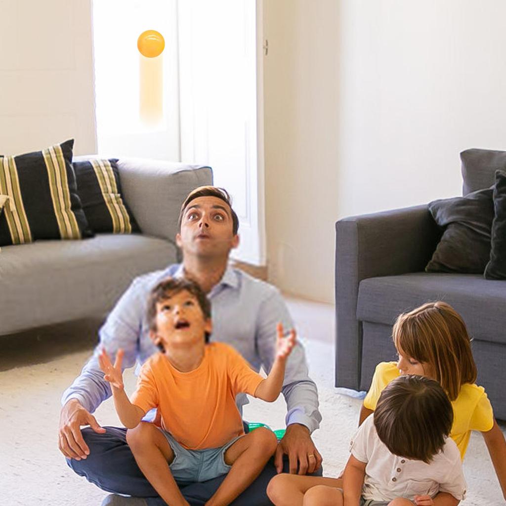 Светящиеся липкие потолочные мишени интерактивные мячи для игрушек для снятия стресса мяч с высоким отскоком антистресс в темноте освещение