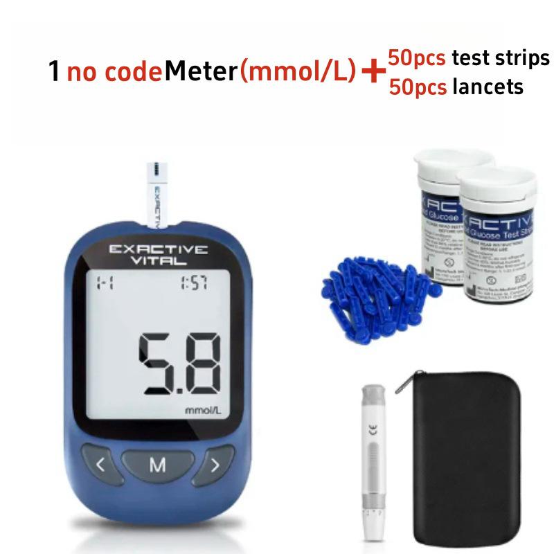 Глюкометр EXACTIVE VITAL с тест-полосками и ланцетами для экспорта