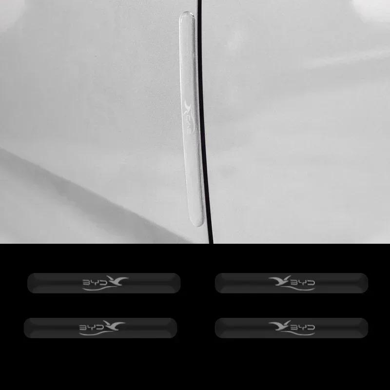 Наклейка на углубление дверной ручки автомобиля для BYD Seagull, прозрачная наклейка для защиты ручки двери, пленка для поверхности краски, антицарапины, автоаксессуары
