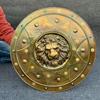 Medieval Lion Shield Conic Medieval Armor for Battle Prop Replica LARP, Cosplay, Wall Hanging, Christmas Best Gift.