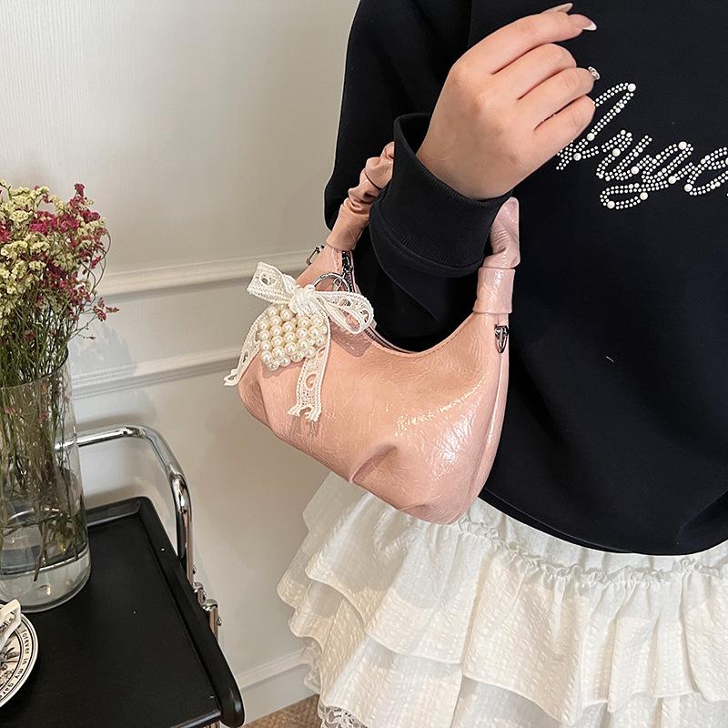 Сумка-пельмень женская новая летняя универсальная цепочка сумка-мессенджер плиссированная портативная маленькая сумка тренд