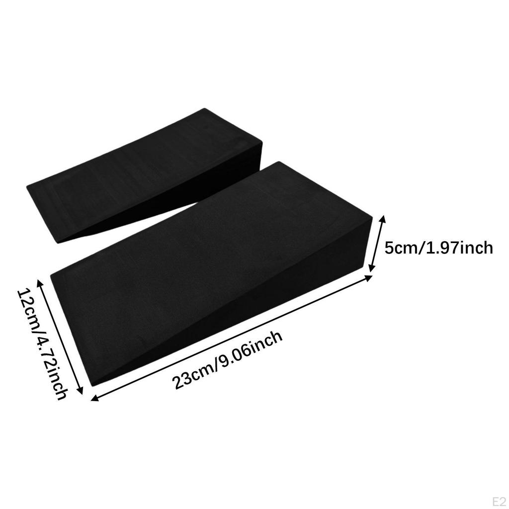 Йога EVA Foam Wedge Calf Stretch Slant Board Wrist Back Support Stability Squat Block