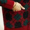 Женский кардиган на молнии с воротником, вязаный топ свободного кроя для женщин