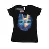 Womens/Ladies Iron Man Distressed Head Cotton T-Shirt