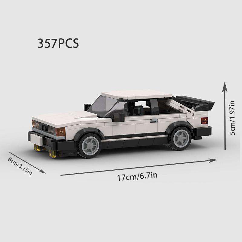MOC Скоростной Спортивный F1 Городской Гоночный Автомобиль AE86 Строительные Блоки Кирпичное Транспортное Средство Суперкар Форсаж1 MK4 Supra Детские Игрушки Мальчик