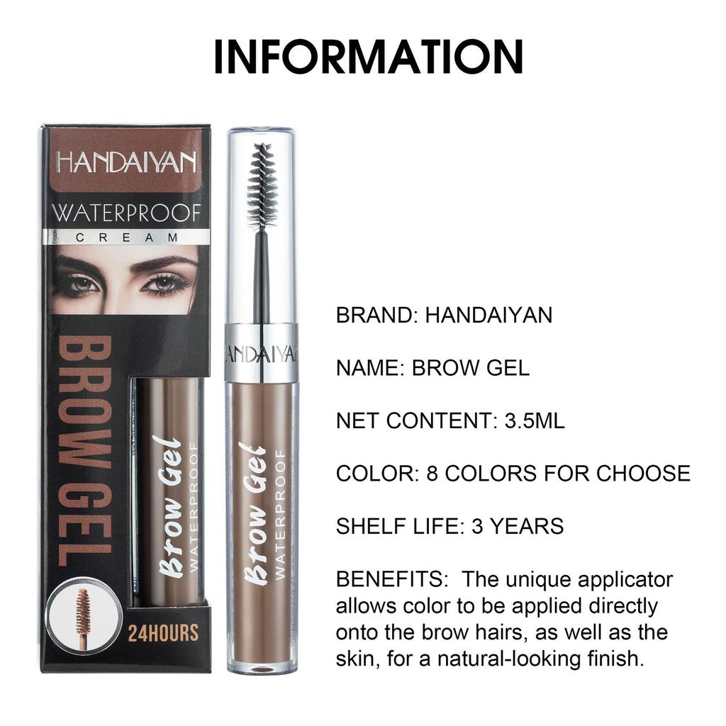 Eyebrows Gel Pen Eyebrow Cream Long Lasting Waterproof Tattoo Liquid Black Eye Brow Makeup Pencil