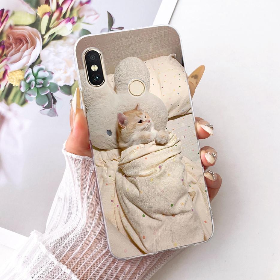 For Xiaomi Redmi Note 6 Pro Case Luxury Butterfly Tree Painted Cover Soft Silicone Case For Xiaomi Mi A2 Lite Redmi 6 Pro Fundas