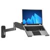 METIYA Laptop Arm Wall Mount Monitor Arm for Up To 17 Height Angle Adjustment Left and VESA 75x75 Load Capacity Inches, Multi-Joint, Adjustment, Up,