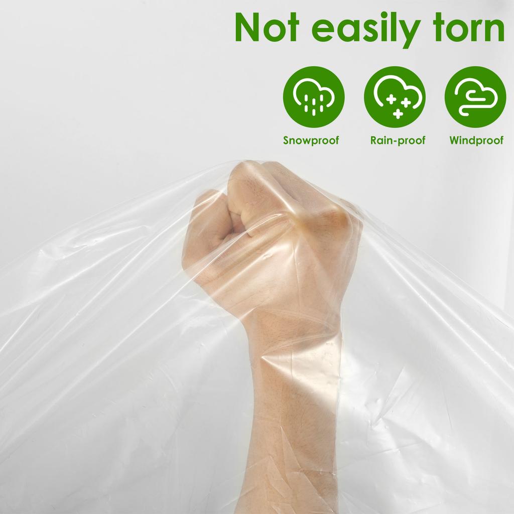 Прозрачный Водонепроницаемый Чехол для Курятника Легкий Брезентовый Чехол для Накрытия Уличного Патио Курятник Веранда Навес Растение Кемпинг
