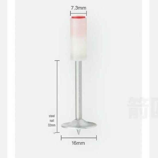 Мини-потолочная пластина 7,3 мм с гвоздем и трубным зажимом