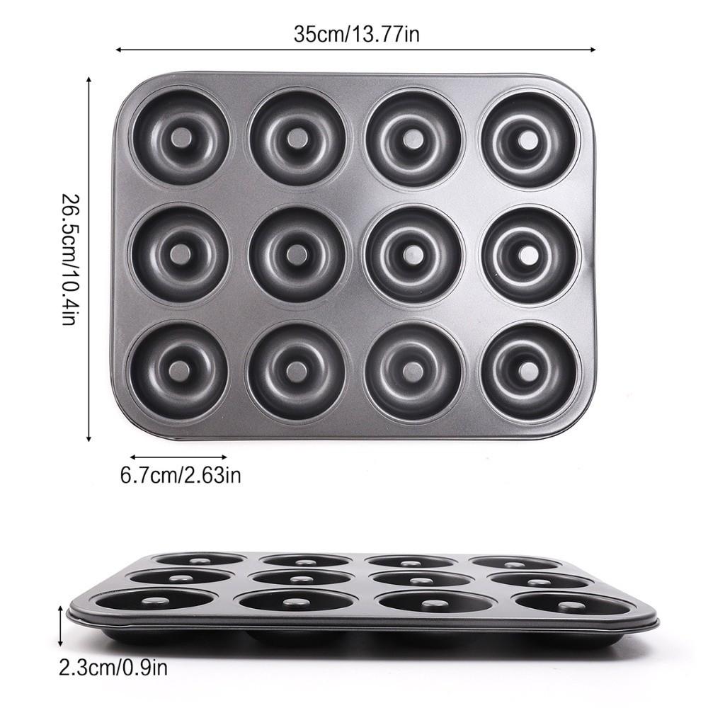 Форма для маффинов с антипригарным покрытием, форма для кексов из углеродистой стали, кухонный инструмент для выпечки, форма для чизкейка, пекарня