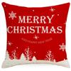 Домашний декор, красная наволочка с рождественским принтом, домашняя полиэстеровая наволочка, декоративная подушка, чехол для диванной подушки, Funda de Almohada