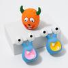 Мультяшные Инопланетяне Собака Игрушка для Жевания Устойчивая к Укусам Пищащая Латекс Демон Агрессивные Грызуны Интерактивная Игрушка Маленькие Средние Большие Собаки Игрушка для Прорезывания Зубов Очищающая Игрушка
