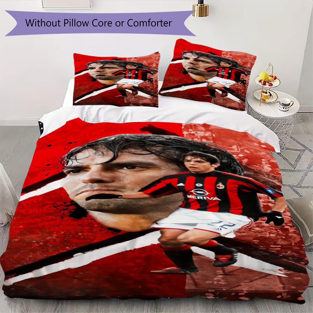 Former Associazione Calcio Milan Ricardo Izecson dos Santos Leite Home Decoration Soft Bedding Down Pillowcase Duvet Cover (without core) L2
