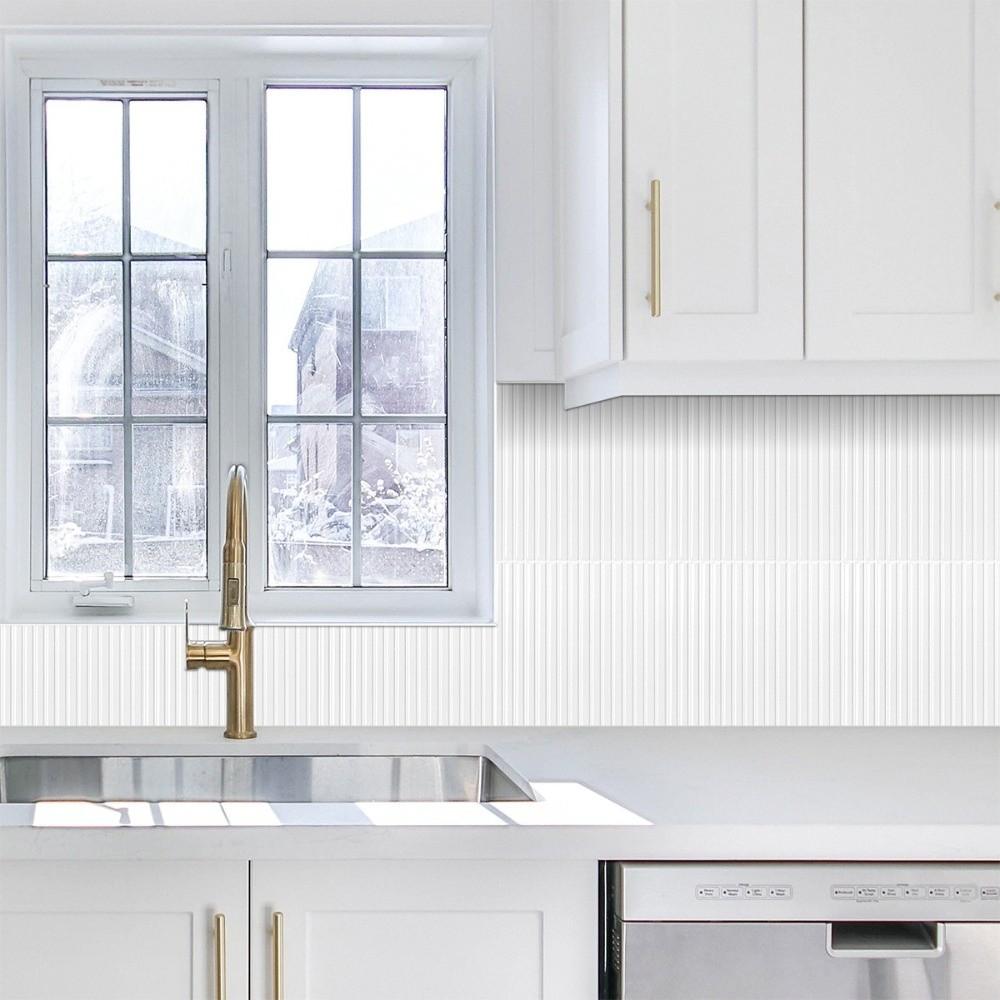 Модный самоклеящийся backsplash типа "отклей и приклей", 11,4*9 дюймов, 3D настенная плитка, декор для дома, водостойкие обои для кухни, ванной комнаты