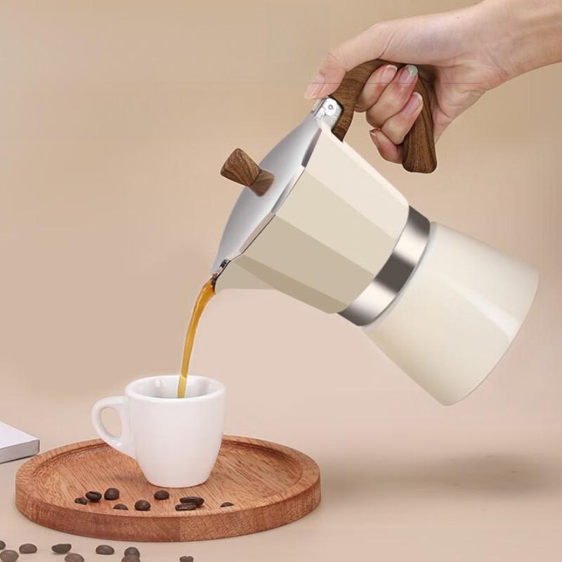 150 мл/300 мл Итальянские приспособления для экстракции эспрессо Бытовое устройство для заваривания кофе Портативная алюминиевая мока-кофеварка