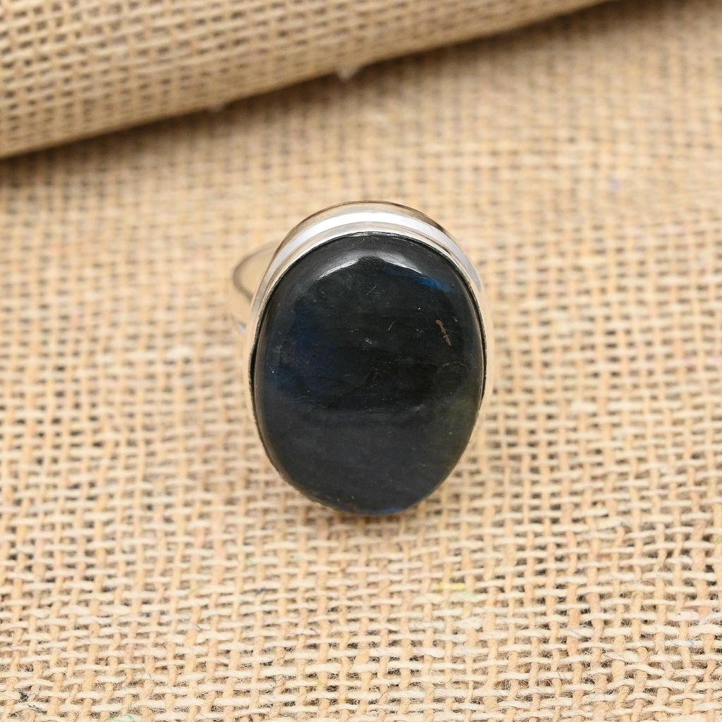 Ювелирные изделия из стерлингового серебра 925 пробы с лабрадоритом ручной работы на Рождество