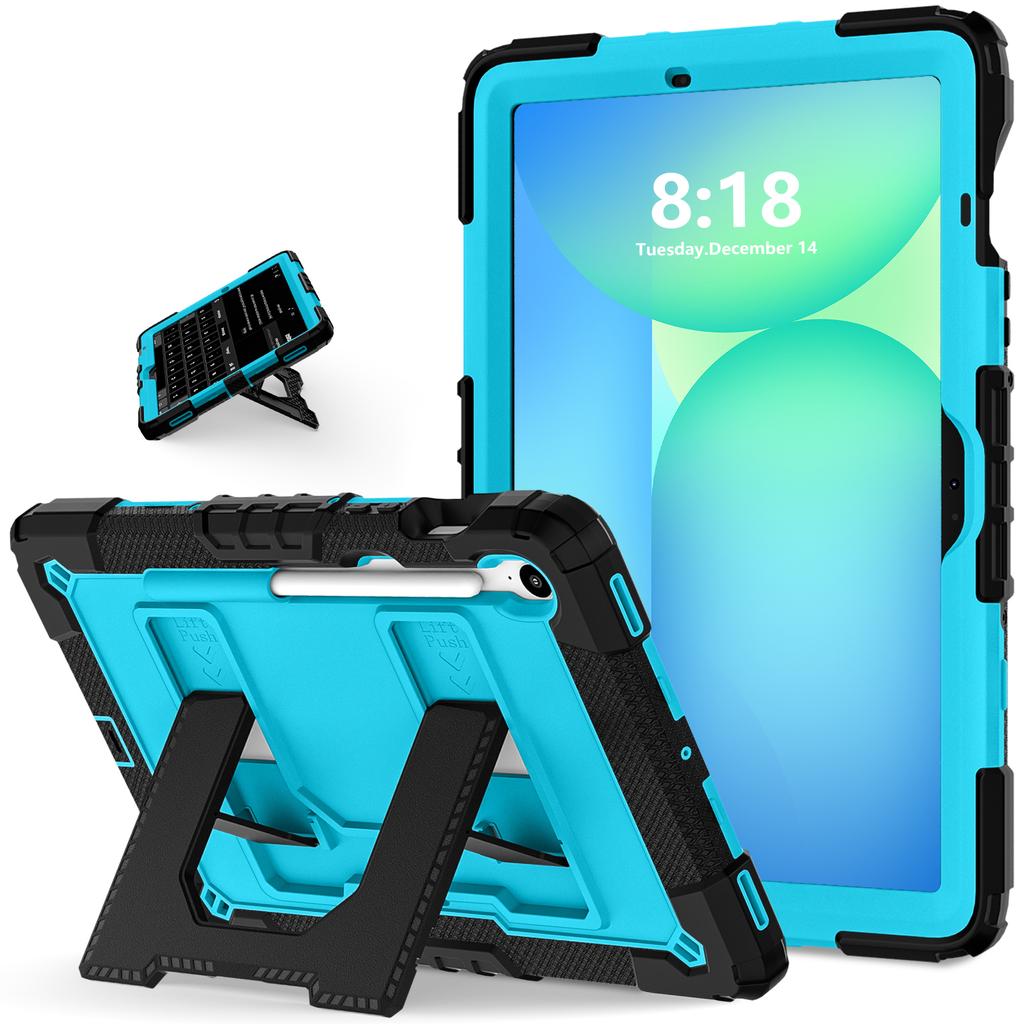 Чехол-подставка для Samsung Tab S10 Lite S9 FE Tab A11 A9 Plus A9+ A11+ Чехол для планшета Прочный Толстый Ударопрочный Жесткий Чехол