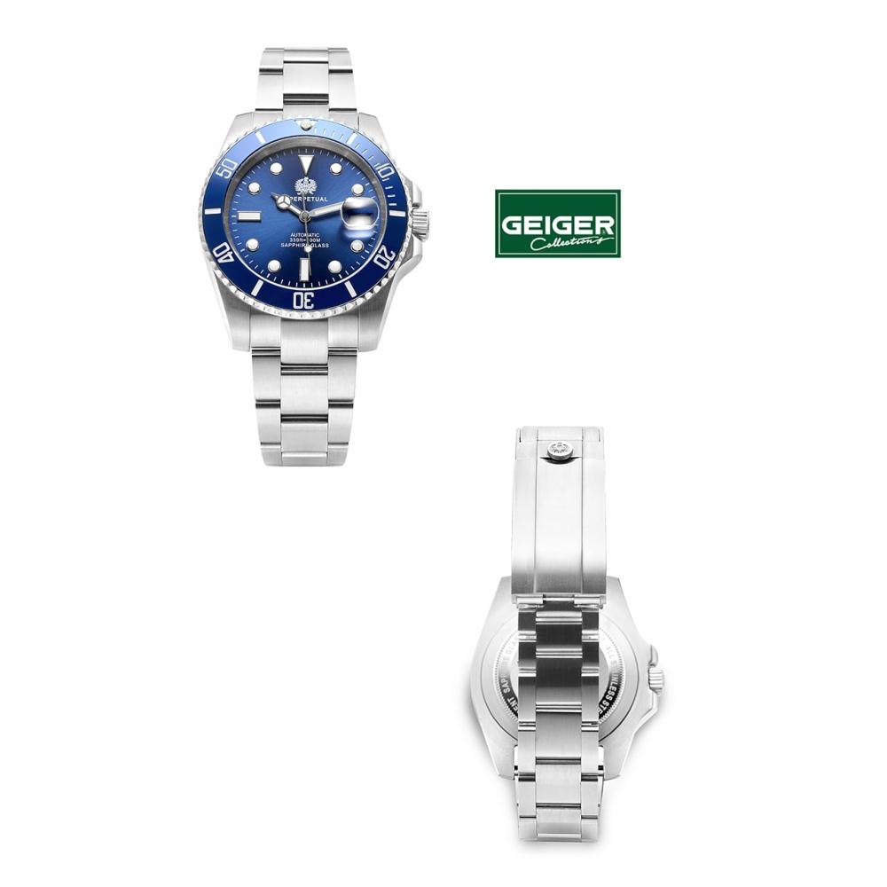 Official HeadquarterS Genuine Geiger Ge8045buS Ocean Diver Ocean Diver Homage Men S Metal Watch