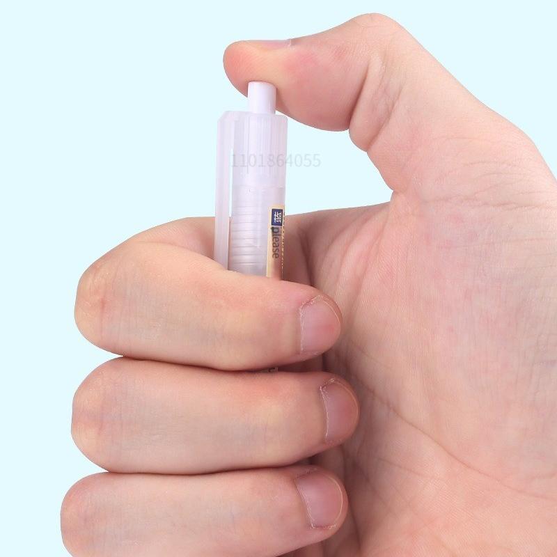 Набор из 6/10 шт. гелевых ручек 0,5 мм с выдвижным стержнем, черные/синие чернила, шариковые, для письма, офисные, для бизнеса, для подписи, школьные принадлежности, канцелярские товары