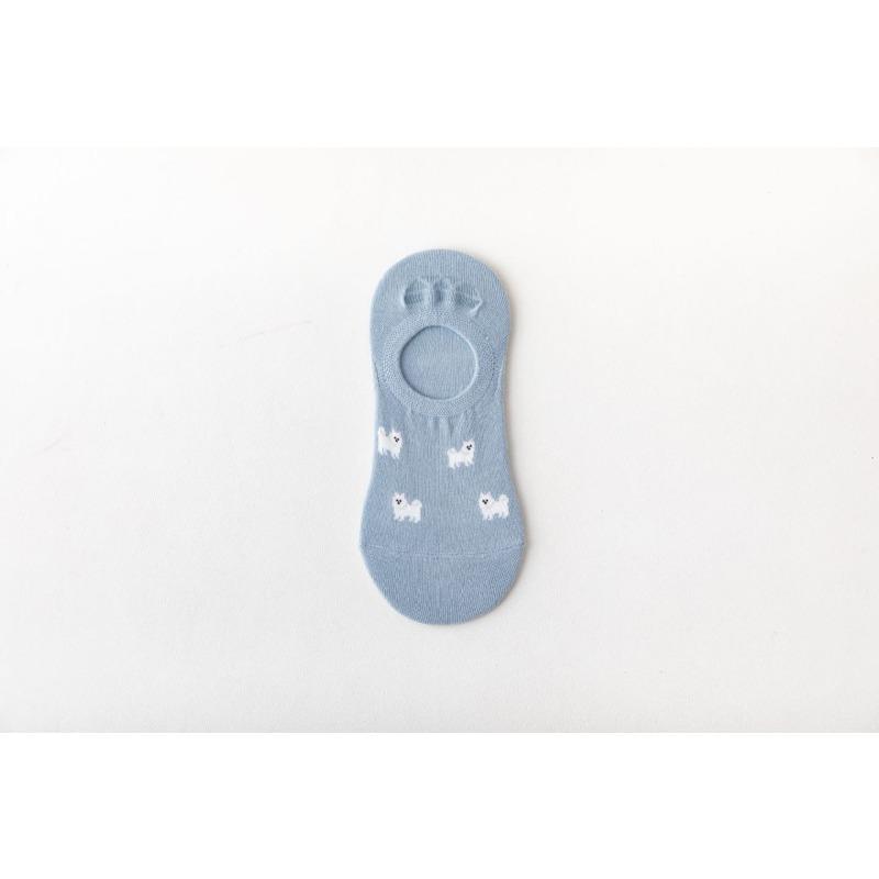 Женские летние тонкие милые туфли с мелким вырезом, не спадающие, с невидимыми носками-следками