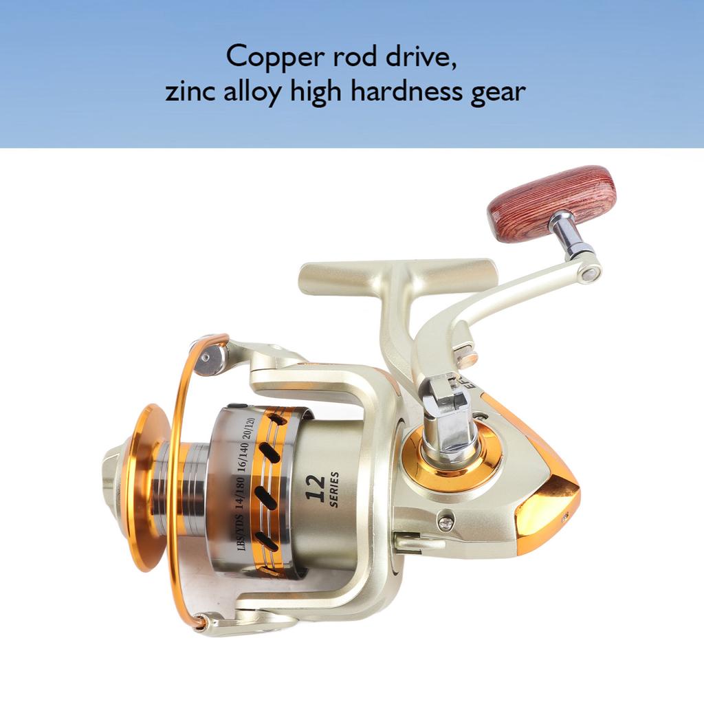 12BB Saltwater Wheel Ocean Sea Boat Ice Fishing Reel Trolling Metal EF6000