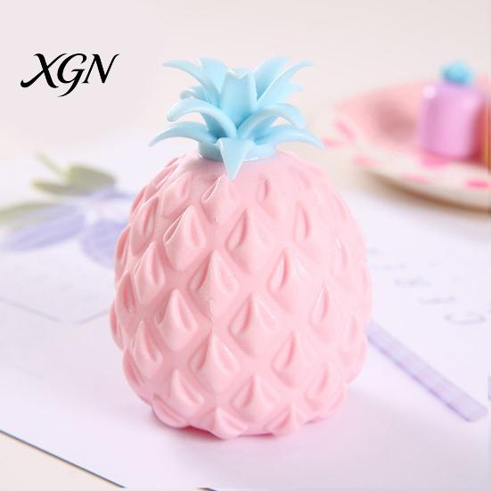 Hand Squeeze Toy Pineapple Anxiety Relief Stress Reduction Ball Exercise Relaxation Fruit Sensory Fidget Party Favors