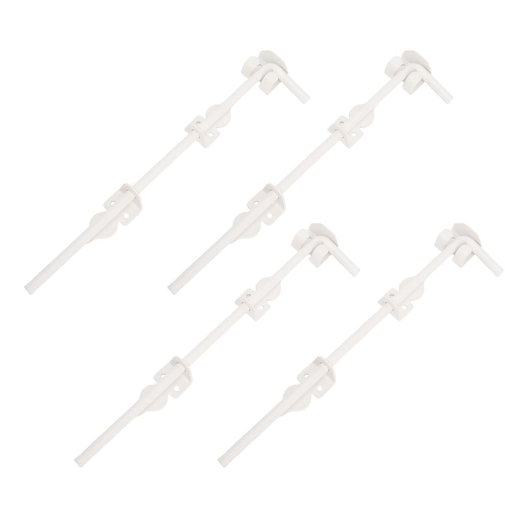 4 Set Cane Screw Gate Drop Rod 12in Wood Fence Ground Latch Metal Stopper Steel Drop Pin Heavy Duty Hardware