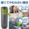 BRITA Portable Water Bottle, 600ml, Active Pink, with Micro-Disc Filter (1) [Official Japanese Product]