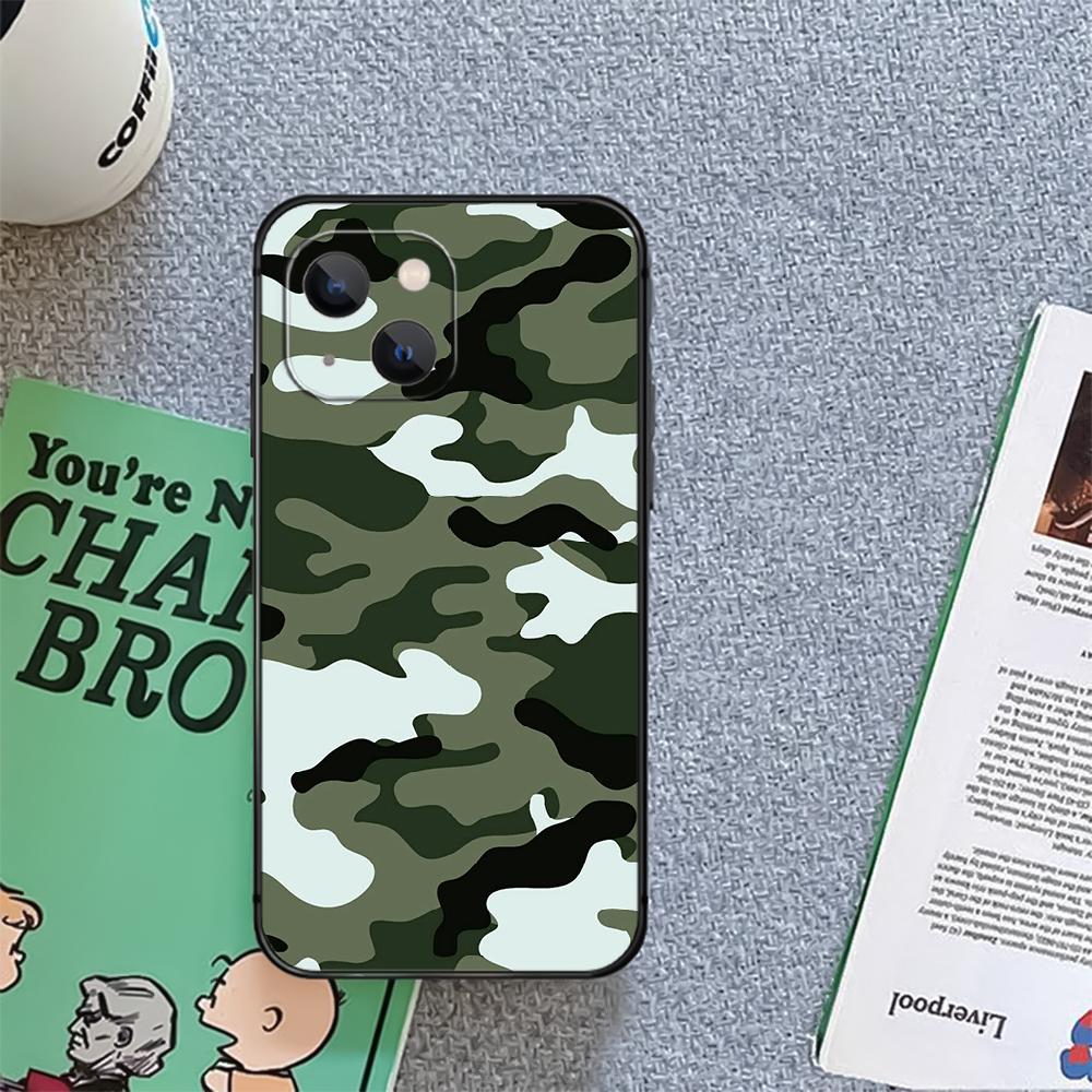 Чехол для телефона Camo Camouflage Army Cover Coque для iPhone Xiaomi Mi Samsung Galaxy Redmi Note AS 11 12 13 14 15 22 23 24 5G Pro Plus Max Fe Ultra