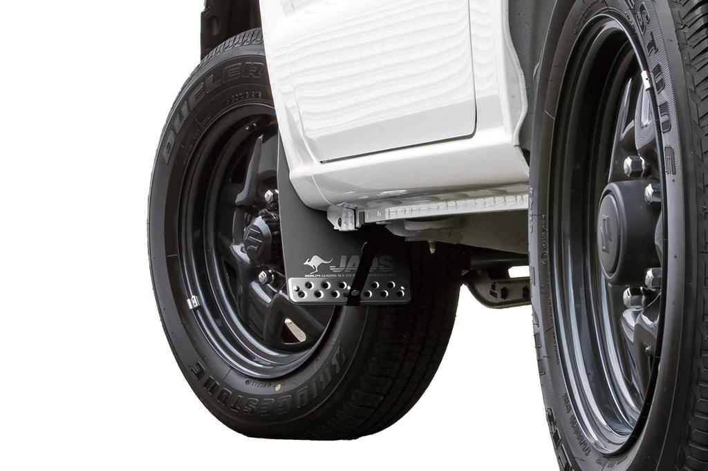 JAOS Mud Guard III Front for Suzuki Jimny JB64 Series Set, Black, (B622513F)