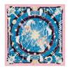 Silk Scarf Women Illusion Print Square Scarves Head Echarpes Silk Foulards Femme Wraps Beach Shawls Bandana Lady Hijabs 90CM